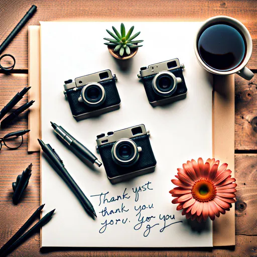 Prompt: Create an image with below text message “Just wanted to thank you for being you :)”

 