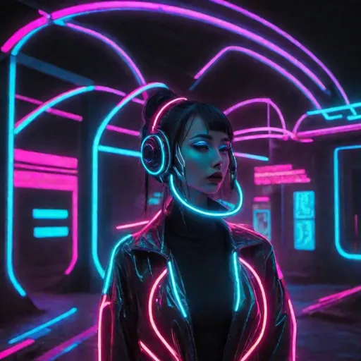 Prompt: Neon futuristic