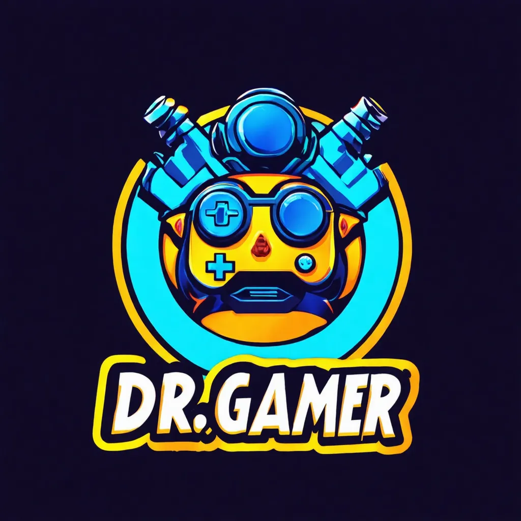 Prompt: Dr.Gamer logo, mobile