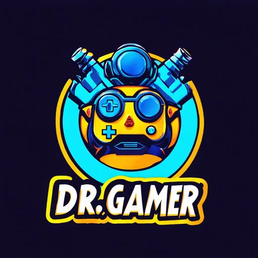 Prompt: Dr.Gamer logo, mobile