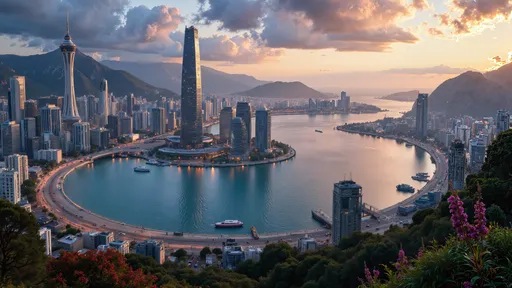 Prompt: breathtaking photo, desktop wallpaper, 4k wallpaper, 1080p wallpaper, cyberpunk cityscape, bay, ocean, futuristic city.