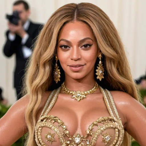 Prompt: Can you make Beyoncé at Met Gala 2024
