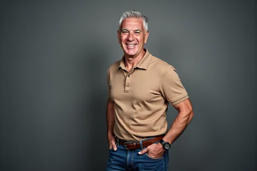 Prompt: @KXiKVYoBNqR6Usnq1Ab4 A realistic cinematic portrait of a white European man, 62 years old, handsome and distinguished, short grey hair, no glasses, calm and experienced expression, subtle confident smile, dressed in a professional business suit, corporate executive setting, soft natural lighting, high detail, photorealistic, shallow depth of field, 35mm lens look, seasoned leader presence, neutral background, authentic and approachable