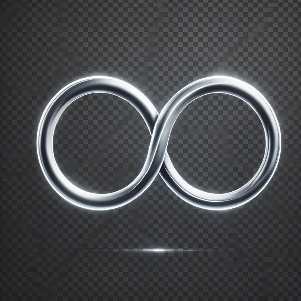 Prompt: Create an infinite loop emblem
