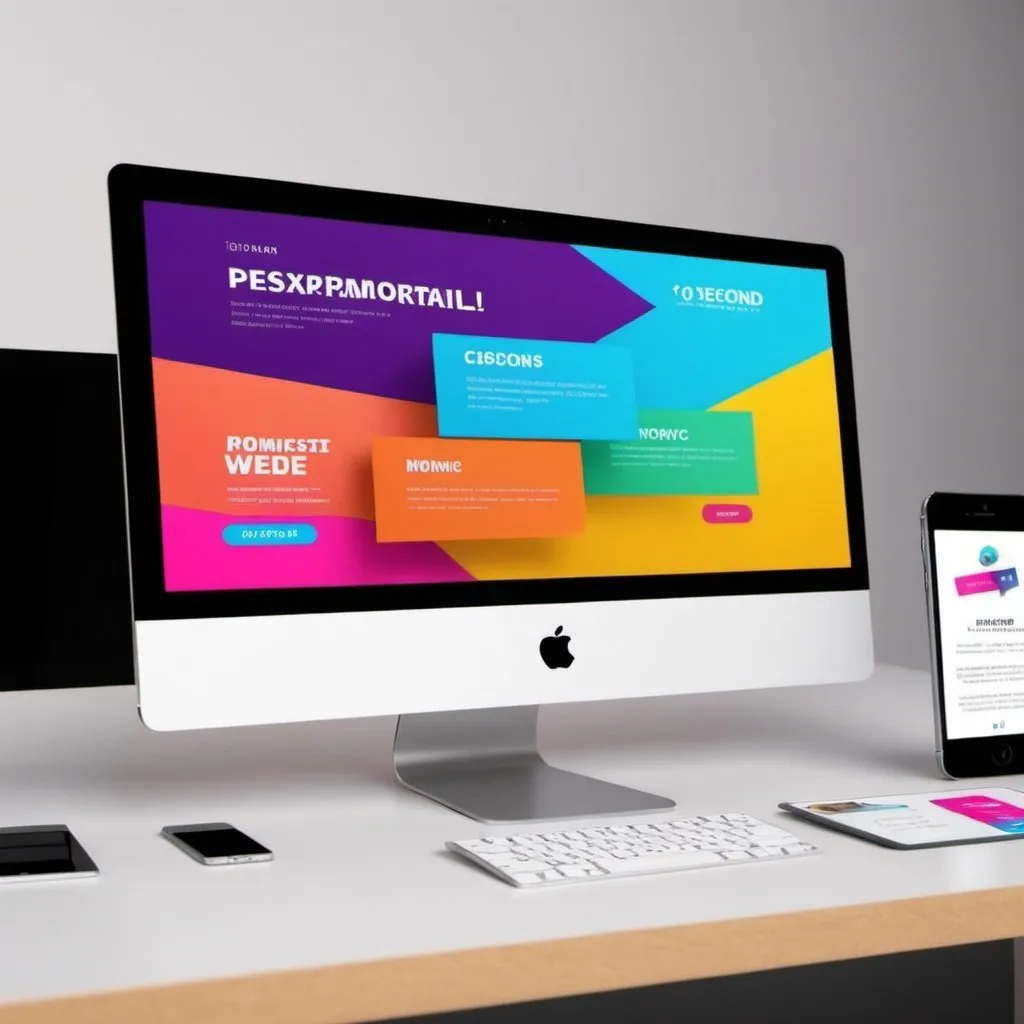 Prompt: Create a 10-second promotional video for a website design service. Highlight modern design, responsive layouts, and user-friendly interfaces. Use bright colors and upbeat music.