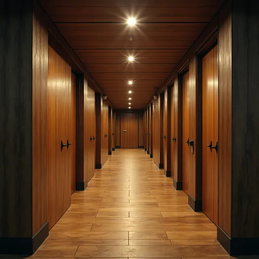 Prompt: Backroom corridor