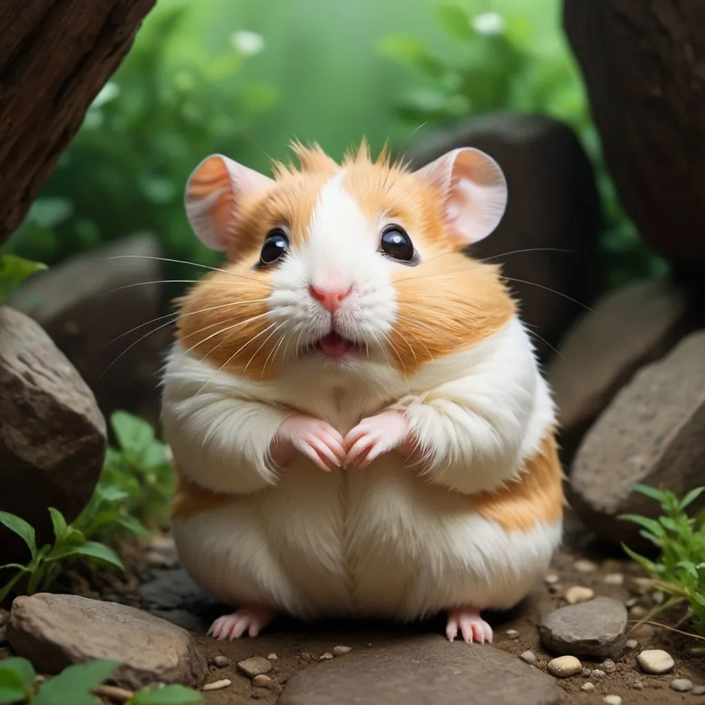 Prompt: Hamster in the style of Studio Ghibli. 