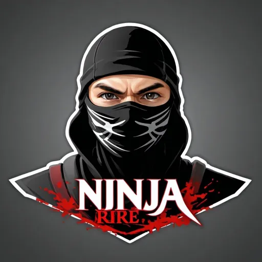 Prompt: I need a logo for a pre render engine name ninja RE make sure the text “ninja re” appears  in the logo
