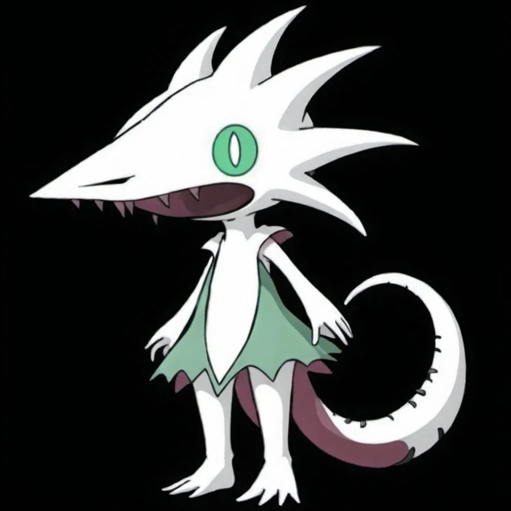 Prompt: ralts short evil baby