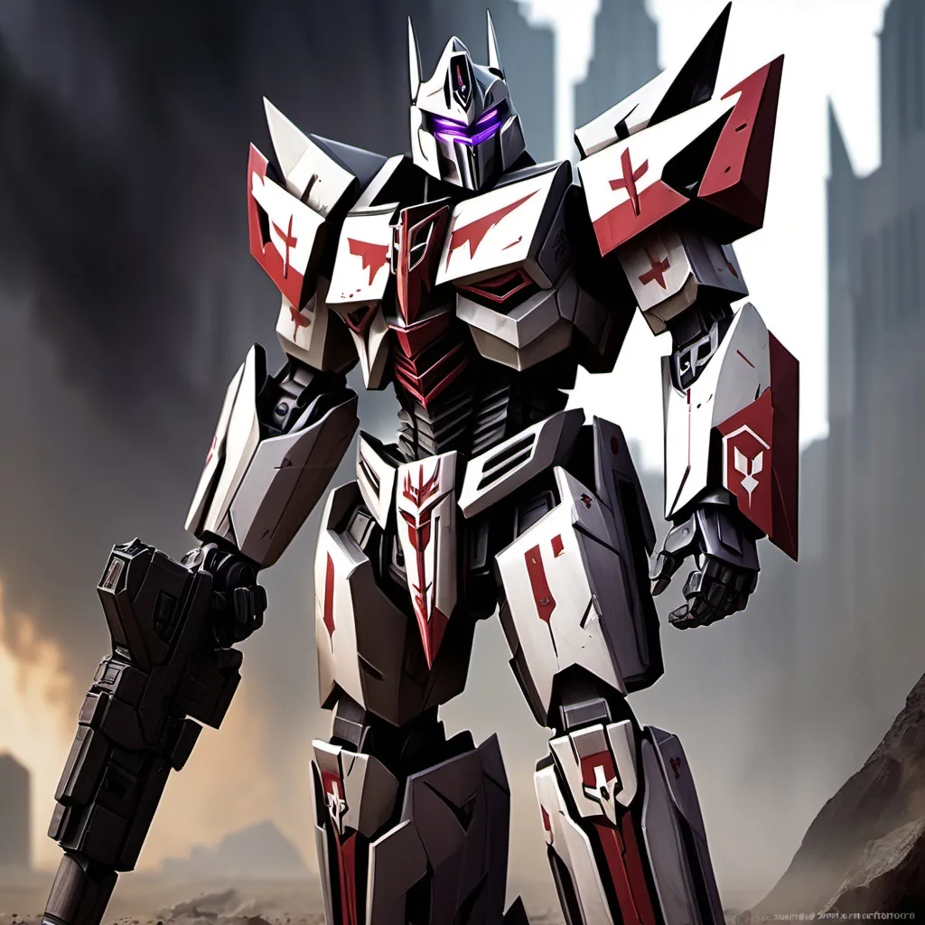 Prompt: Decepticon Templar 