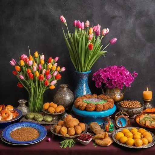 Prompt: یک عکس با موضوعیت جشن نوروز ایرانی تهیه کن لطفاً 