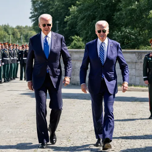 Prompt: Joe Biden visiting Hungary