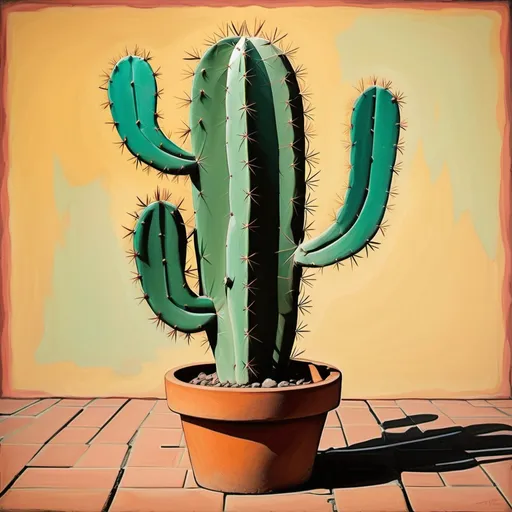 Prompt: cactus style picasso