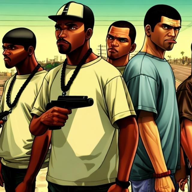 Prompt: GTA San Andreas gang profile 