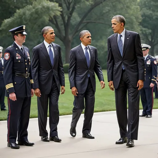 Prompt: Barrack Obama doing 9/11
