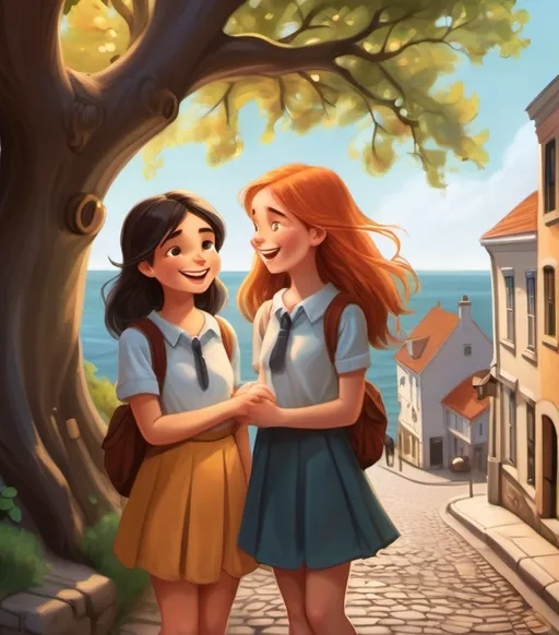 Prompt: In a small coastal town, Mia and Sophie had been inseparable since childhood. Their laughter echoed through the cobblestone streets, their secrets whispered under the ancient oak tree by the cliff. They had sworn to always be there for each other, no matter what.

But as adulthood approached, life began pulling them in different directions. Mia got a scholarship to study in the city, while Sophie stayed behind to manage her family’s café. The distance grew, not just in miles but in their hearts. Calls became rare, texts went unanswered, and silence replaced the once-vibrant connection.

One stormy night, Mia’s phone rang. It was Sophie. A flicker of hesitation crossed her mind, but she answered. Sophie’s voice trembled. “Mia, I just… I miss you. And I’m sorry for letting us drift apart.”

Mia’s chest tightened. “I’ve missed you too, Soph. I’ve been so caught up in my own life. I should’ve called.”

For hours, they talked, laughing and crying like they were kids again. They promised to visit each other soon.

A week later, Mia arrived at the café with a bouquet of sunflowers, Sophie’s favorite. But her smile faded when Sophie’s mother greeted her with red-rimmed eyes. Sophie had passed away the day after their call—an undiagnosed heart condition.

Heartbroken, Mia walked to their oak tree, clutching a note Sophie had left behind. It read: “Even if we don’t talk every day, our friendship is eternal. Thank you for answering that last call.”

Moral: True friendship transcends time and distance. Never take it for granted; a simple call can mend hearts and create lasting memories.