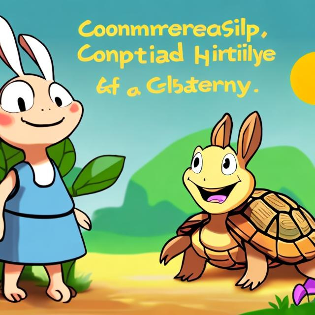 Prompt: Compose a short moral story for kids featuring a wise turtle named Timmy and a boastful rabbit named Ricky. Highlight the themes of humility, perseverance, and the value of consistency. The story should be around 200 words and convey a positive moral lesson for young readers