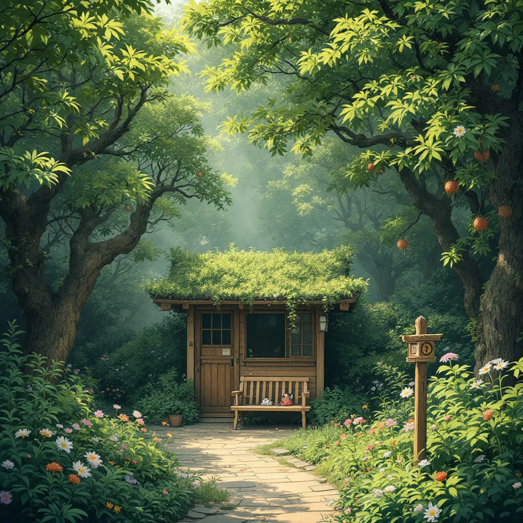 Prompt: Create this image to into Ghibli image
