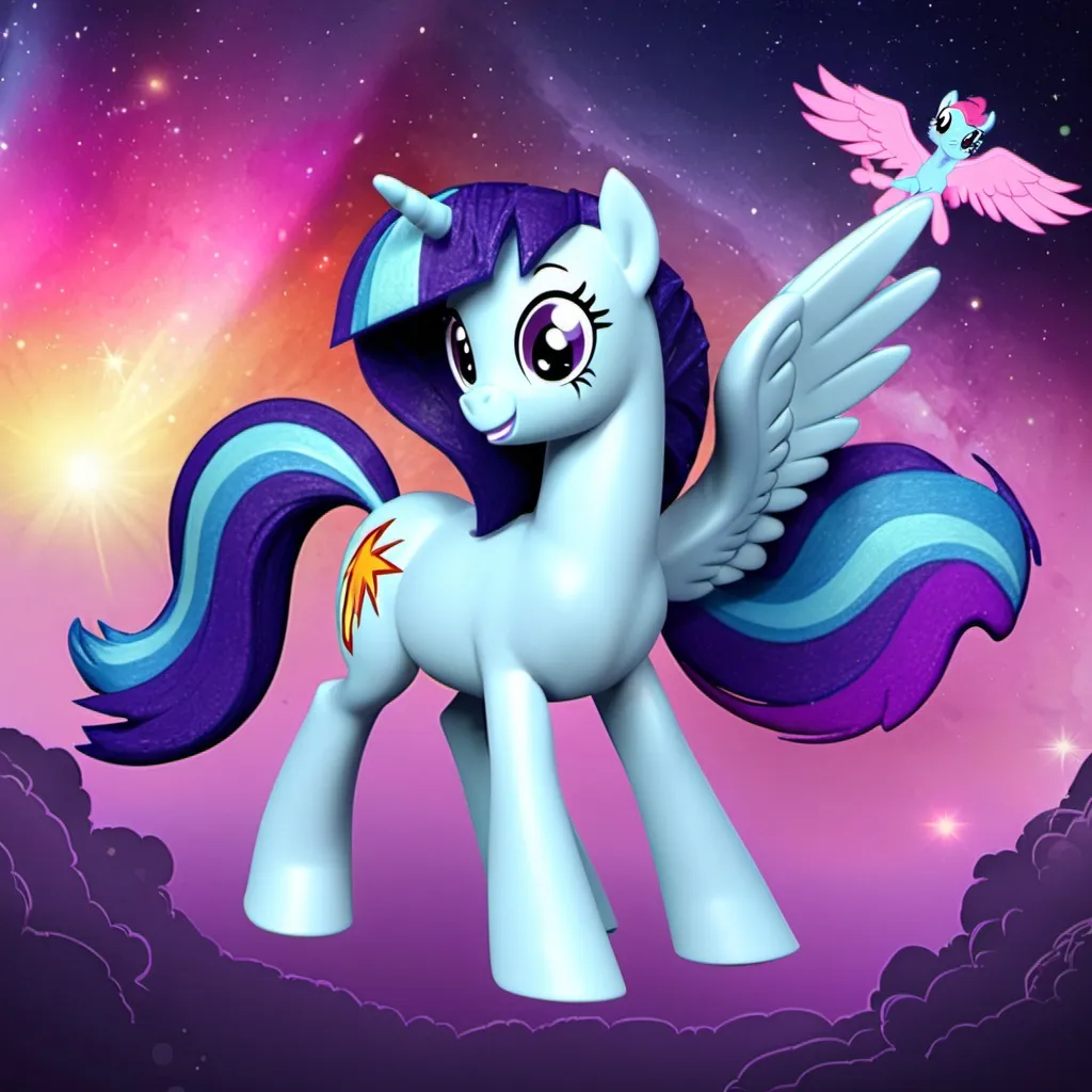 Prompt: My little pony în transformare universe