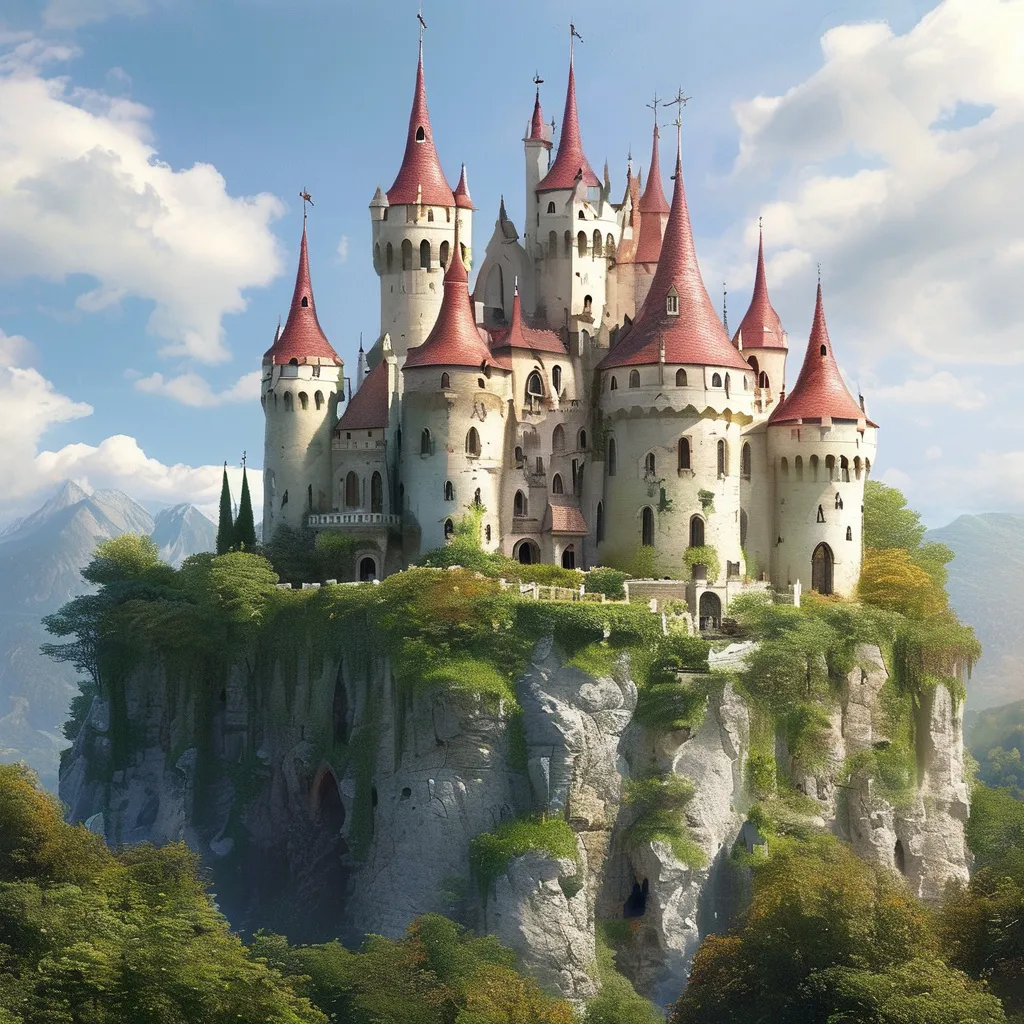 Prompt: Whimsical castle