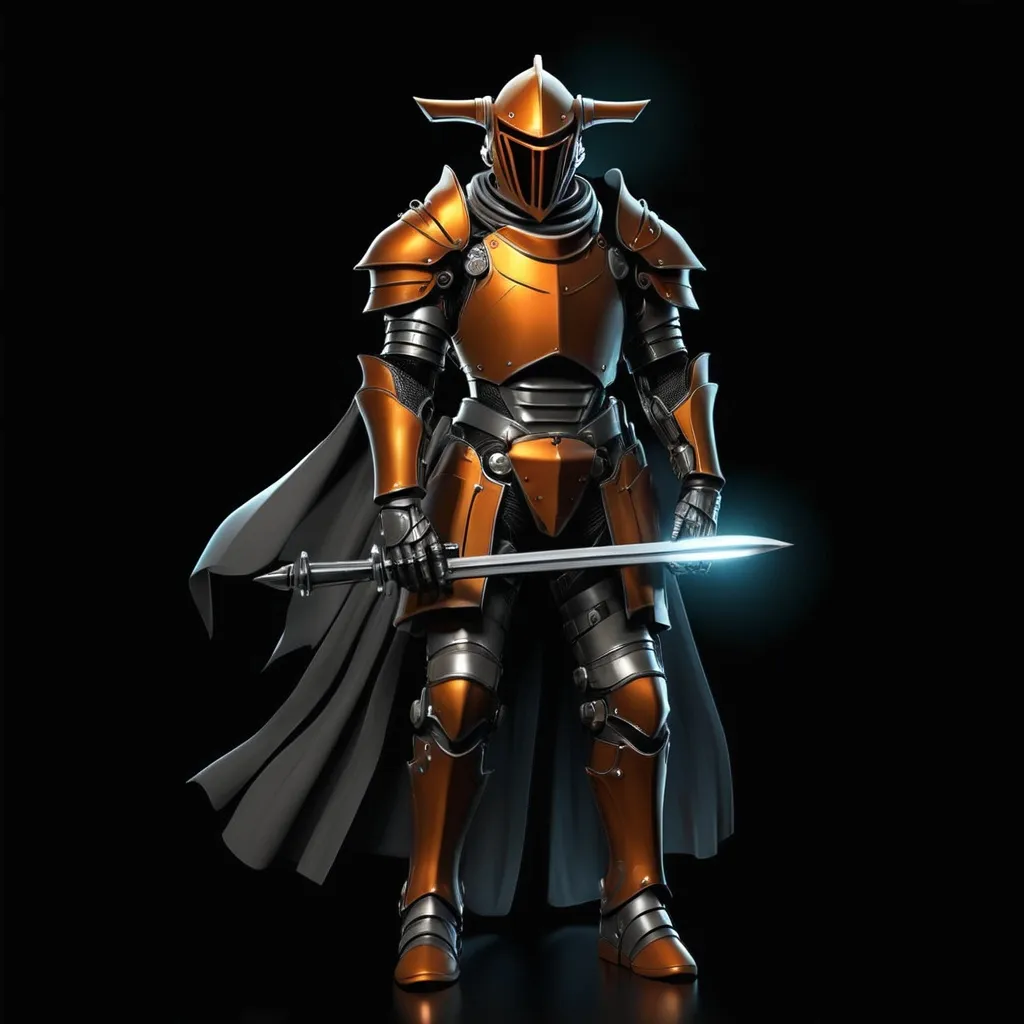 Prompt: Sci-fi Knight 