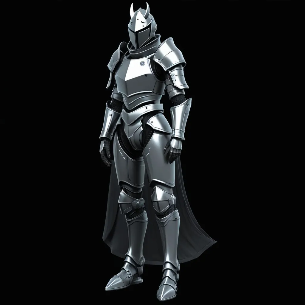 Prompt: Sci-fi Knight 