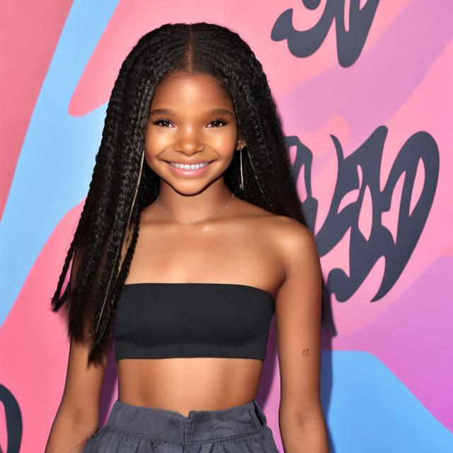 Prompt: Halle Bailey 
