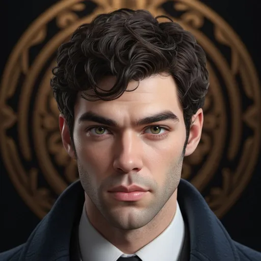 Prompt: Waist high Portrait of a handsome Ethan Peck in coat,  perfect detailed face, detailed symmetric hazel eyes with circular iris, realistic, stunning realistic photograph, 3d render, octane render, intricately detailed, cinematic, trending on art station, Isometric, Centered hiper eallistic cover photo, awesome full color, hand drawn, dark, gritty, klimt, erte 64k, high definition, cinematic, neoprene, portrait featured on unsplash, stylized digital art, smooth, ultra high definition, 8k, unreal engine 5, ultra sharp focus, intricate artwork masterpiece, ominous, epic, trending on artstation, highly detailed, vibrant