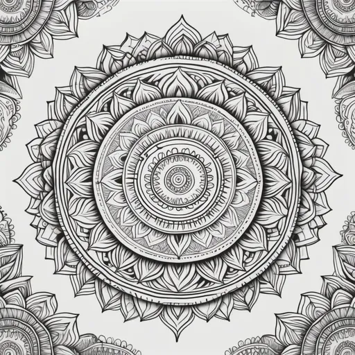 Prompt: mandala design intricated with a motivational quote