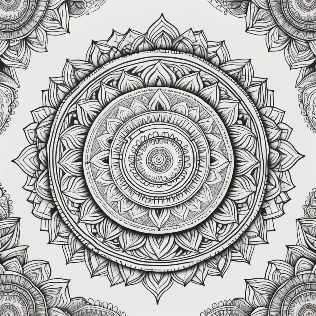 Prompt: mandala design intricated with a motivational quote