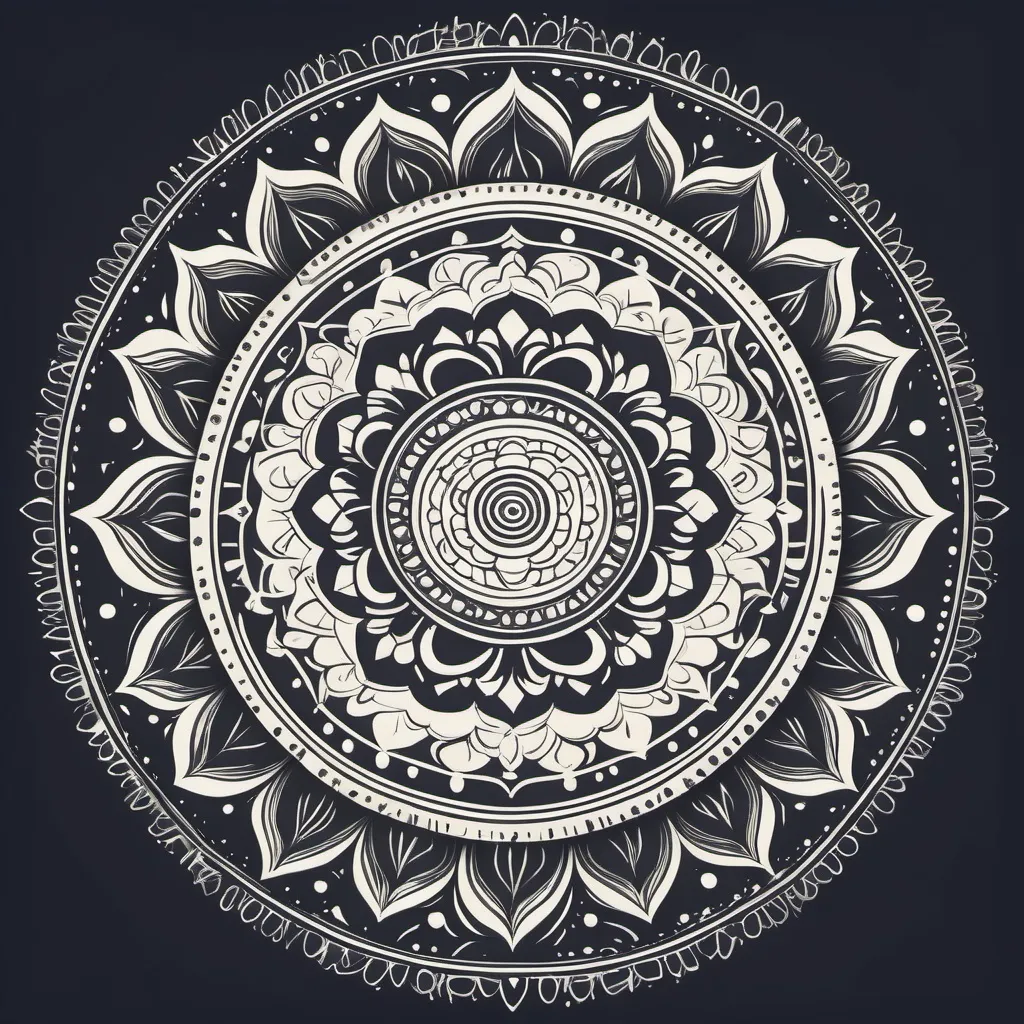 Prompt: generate a unique mandala design with words "Every small step forward brings you closer to big victories"