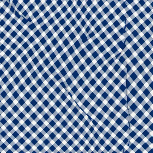 Prompt: Faça um padrão quadriculado azul e branco tecido background