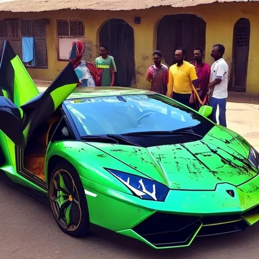 A painted with Ethiopian 🇪🇹 on its body OpenArt