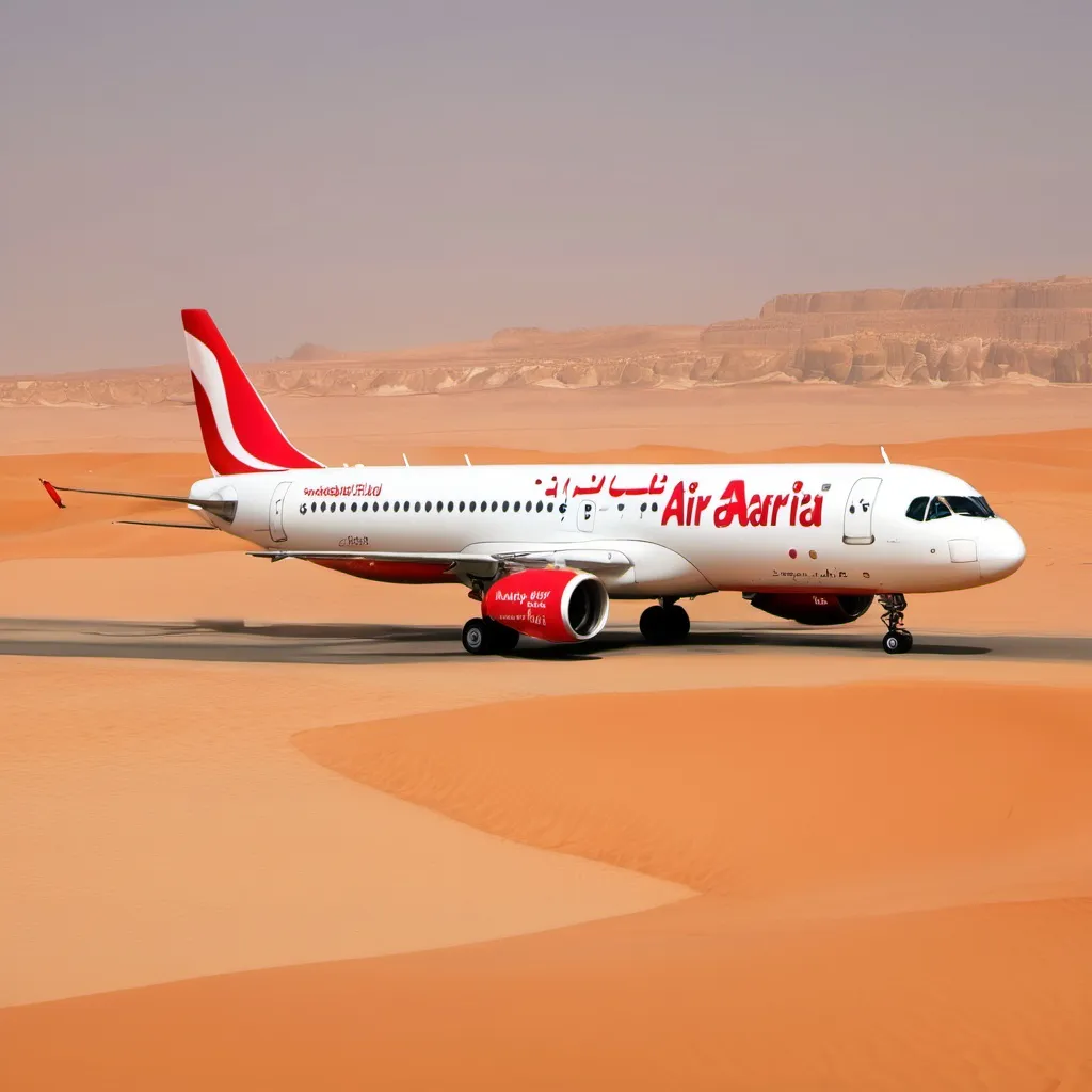 Prompt: Air Arabia Direct Sharjah and Al Ula