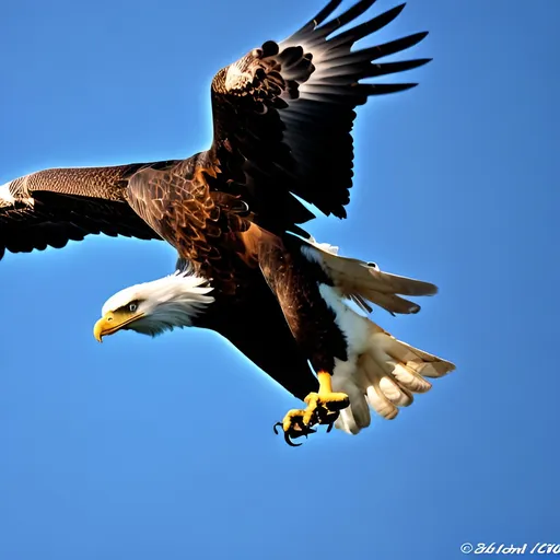 Prompt: eagle flying