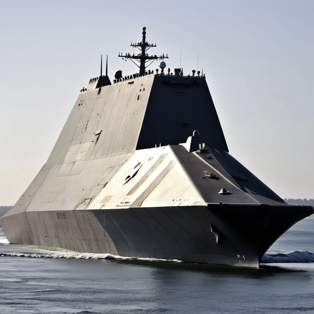 Prompt: uss zumwalt