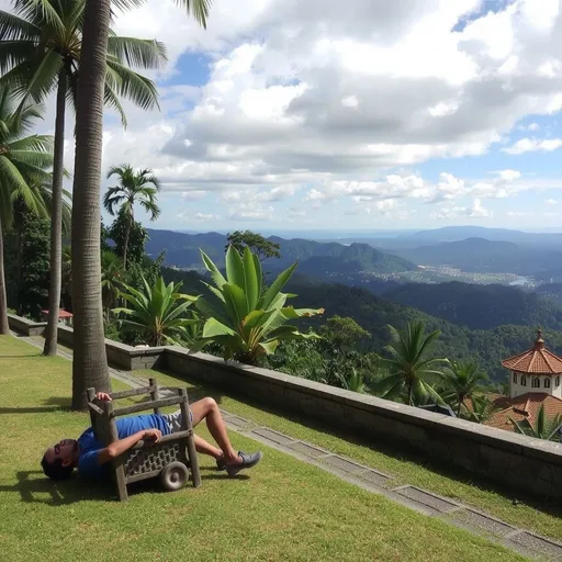 Prompt: A lazy time in Kandy, Sri Lanka between the breaks of SANOG 2015 event.