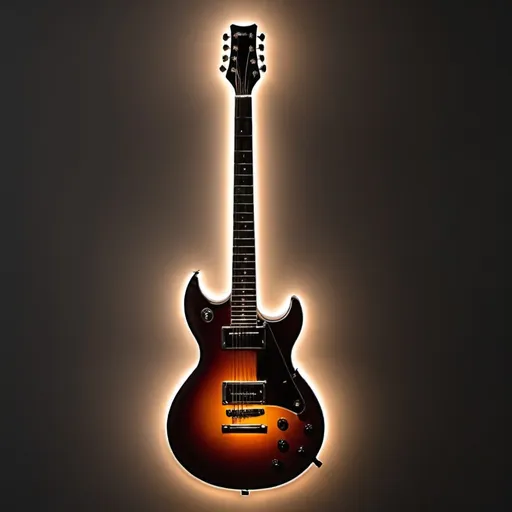 Prompt: lighting guitar