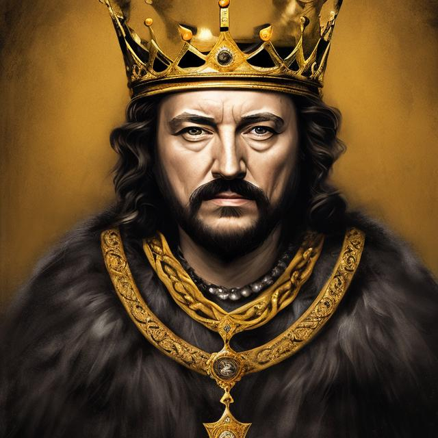 Prompt: A king portrait 