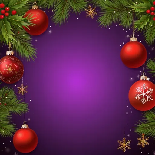 Prompt: Christmas Colorful background with Christmas decoration.