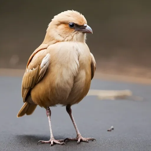 Prompt: A buff bird with shaved legs