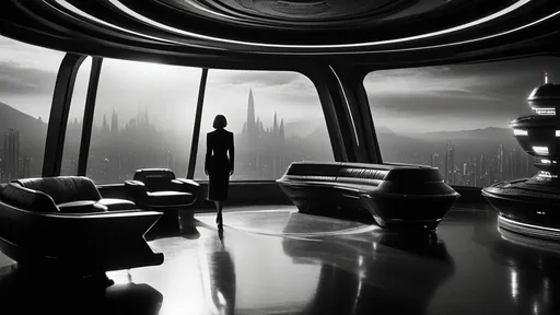 Noir interpretation of Star Trek: Prodigy, black and...