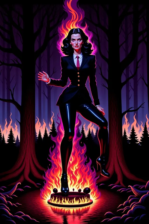 Prompt: Audrey Horne, twin peaks, Audrey's dance, in the double R diner, iconic scene