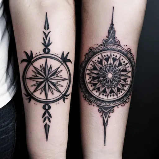 Prompt: Tatuajes originales
en parejas