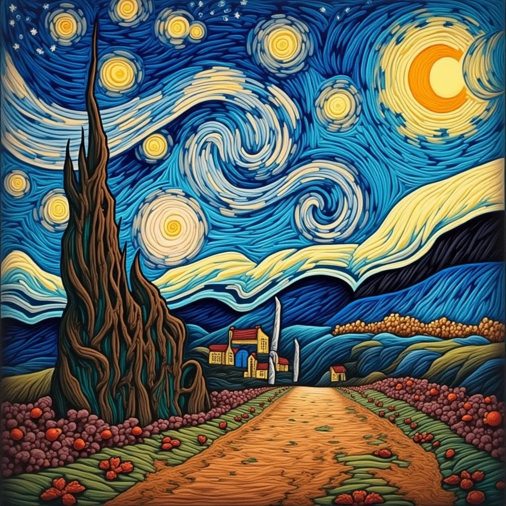 Prompt: Dimension
 (Vincent Van Gogh Style)