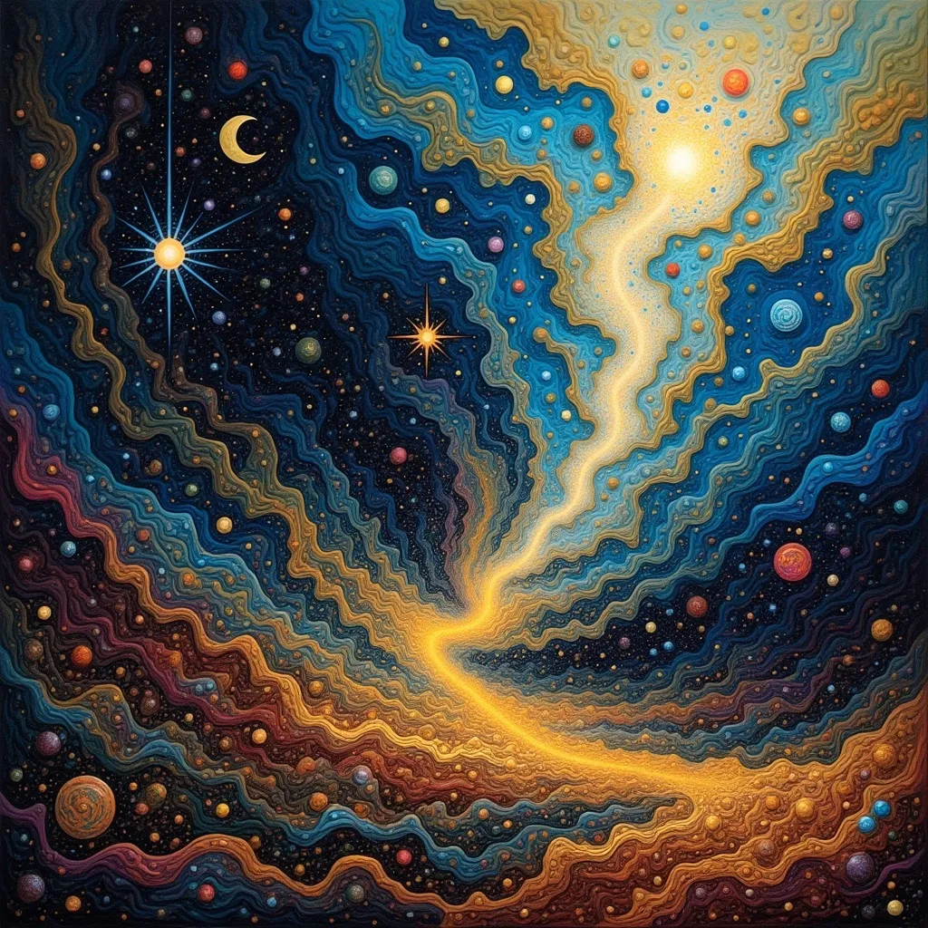 Prompt: Fractal Space
 (Vincent Van Gogh Style)