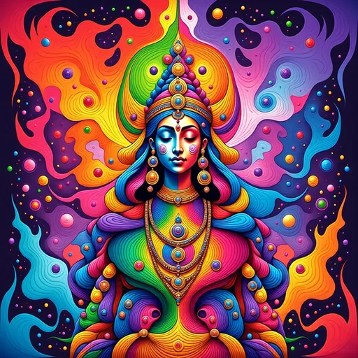 Prompt: Om Namo Bhagavate Vasudevaya
It's MADNESS
BRRAK THE PATTERNS.
CHANGE COLORS