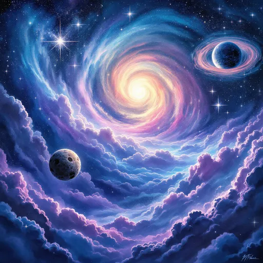 Prompt: cosmic landscape