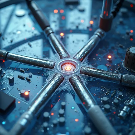 Prompt: Image should show a project that resolves underlying and longstanding infrastructure and business application issues to improve operational efficiency and in turn organisational profits, highlights of activities includes activating controls, application enhancement, workforce upskilling amongst others.