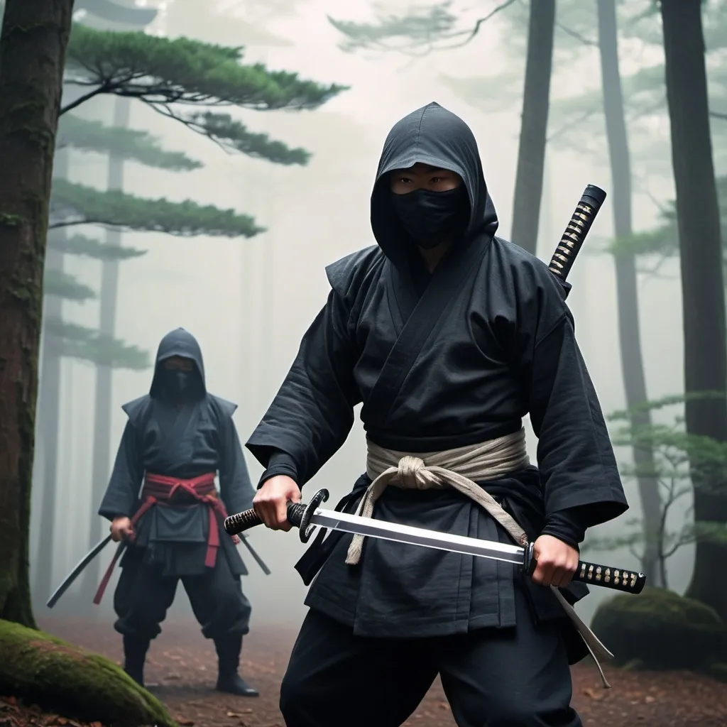 (Traditional ninja attire), weapons, accessories use...